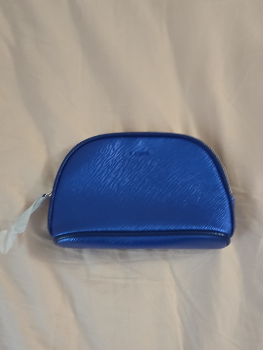 LAMER Blue Women's Cosmetic Pouch - Sleek Travel Bag